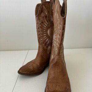 Brown Western Cowboy Boots